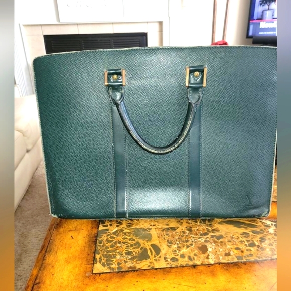 Project Vintage LV Green briefcase - Picture 5 of 9